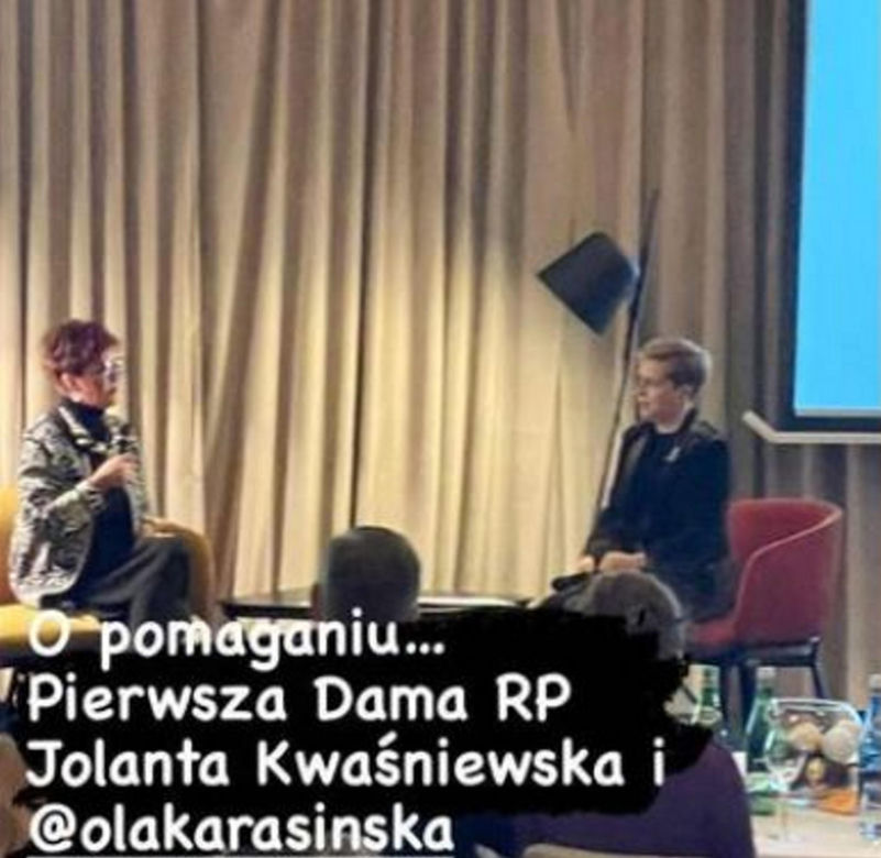 Jolanta Kwaśniewska wystrojona w małą czarną. Co za nogi!