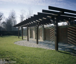 Drewniane elementy architektury ogrodowej