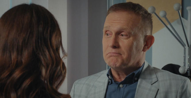 M jak miłość odc. 1926. Joanna (Dominika Sakowicz), Artur Rogowski (Robert Moskwa)