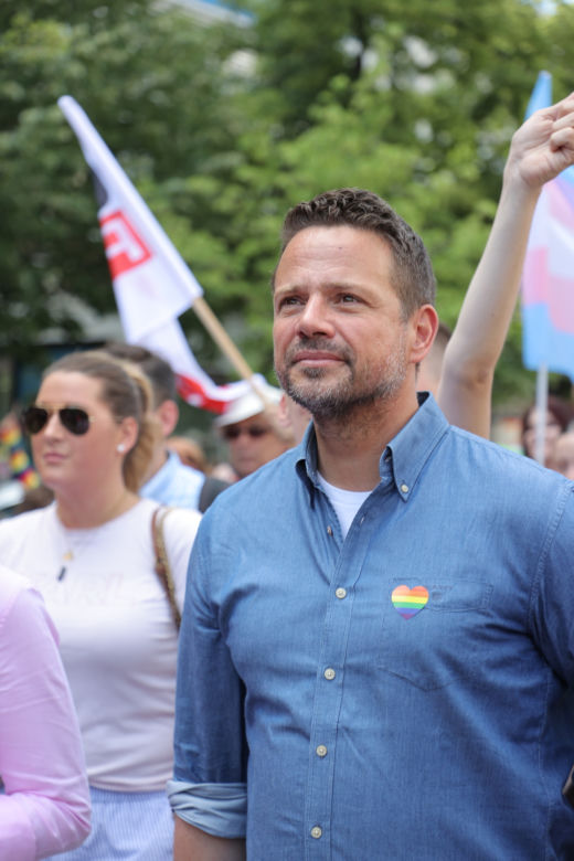 Rafał Trzaskowski na Paradzie Równości: Warszawa jest dla wszystkich!