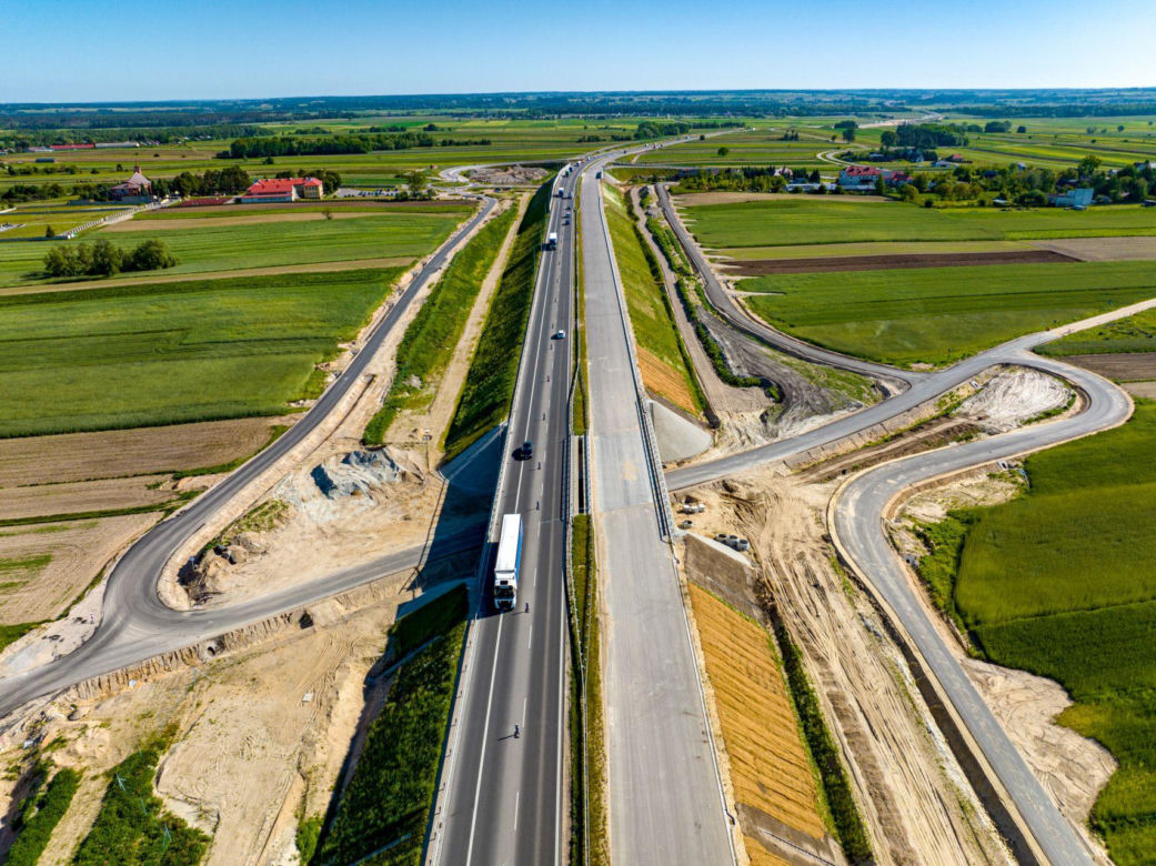 Obwodnica Łomży w budowie - najświeższe zdjęcia - maj 2025