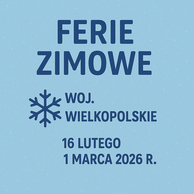 Ferie zimowe 2025/2026
