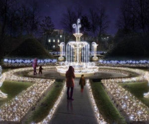 Park Oliwski w świątecznej oprawie