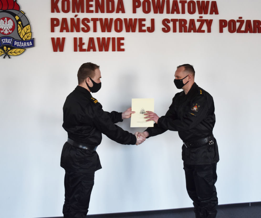 Kolejne zmiany kadrowe w Iławskiej straży pożarnej