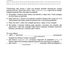 Matura 2013, informatyka poziom podstawowy
