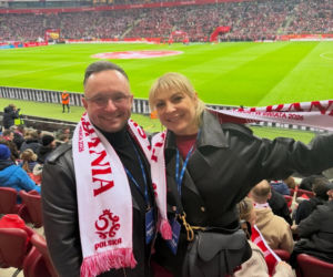 Znane osoby na meczu Polska - Albania w barażach o awans na Mistrzostwa Świata. Zobacz zdjęcia