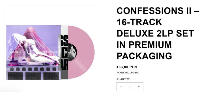Nowa płyta Madonny to spory wydatek