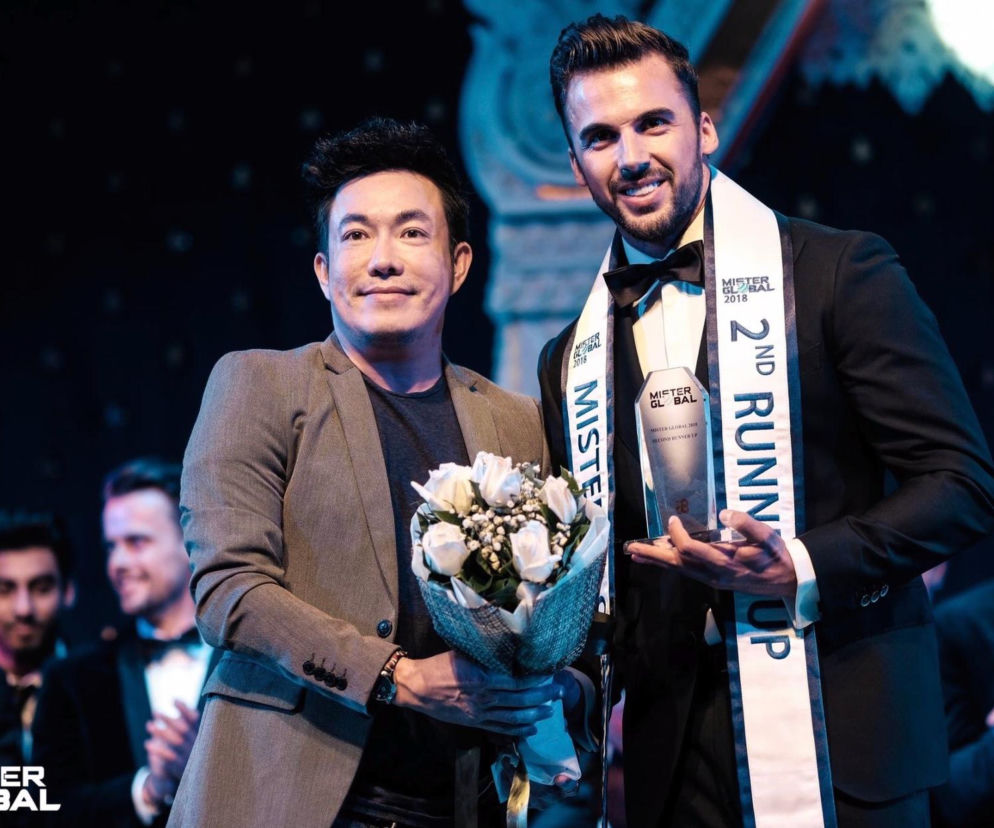 Jakub Kucner w finale Mister Global 2018