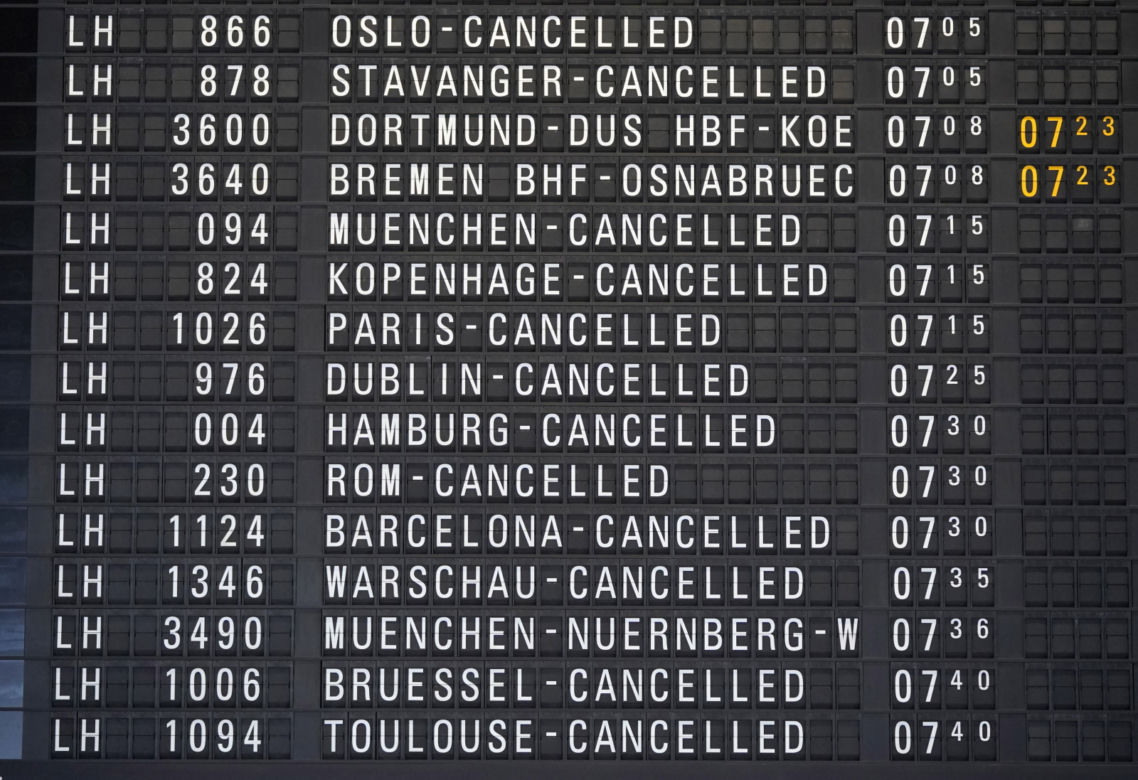 Wielki protest pilotów Lufthansy 2.09.2022. Kilkaset lotów odwołanych