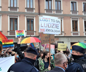 Protest podczas wizyty Adrzeja Dudy