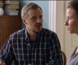 O mnie się nie martw 4 sezon odc. 12 Krzysiek (Paweł Domagała), Marta (Katarzyna Ankudowicz)