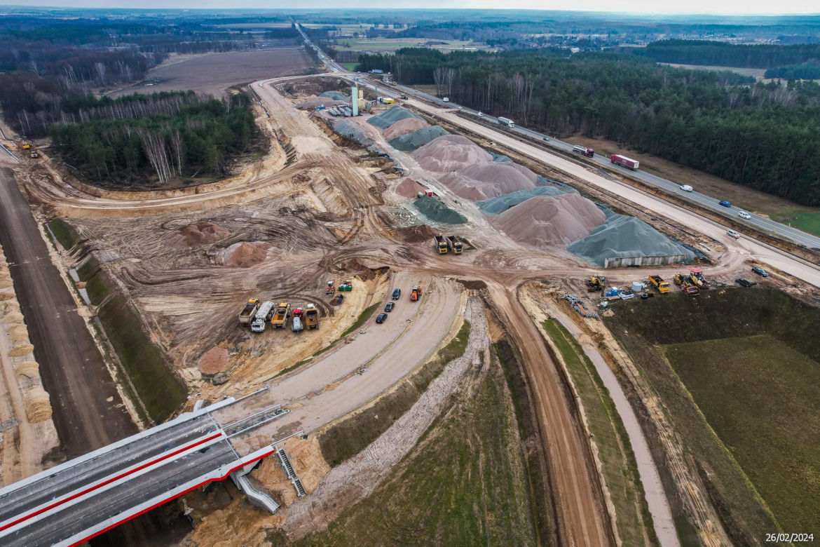 Budowa autostrady A2 Kałuszyn - Groszki