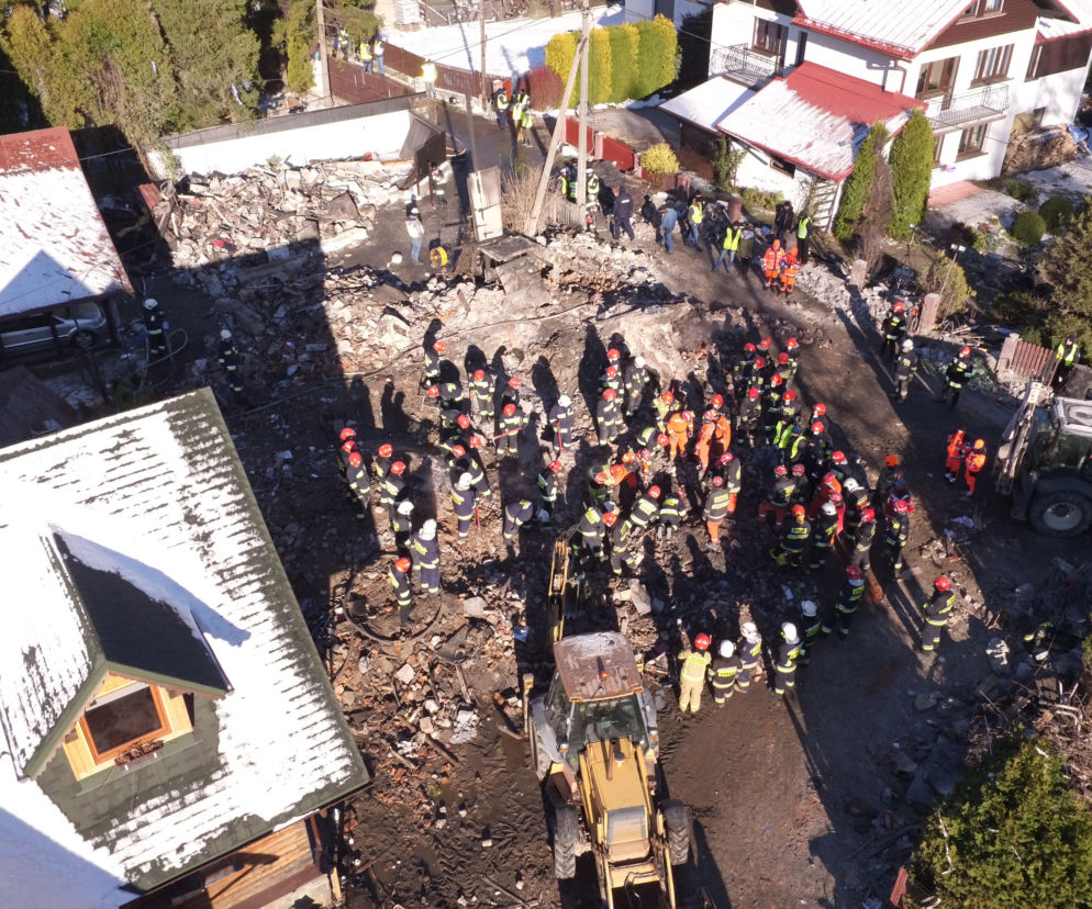 Wybuch domu w Szczyrku