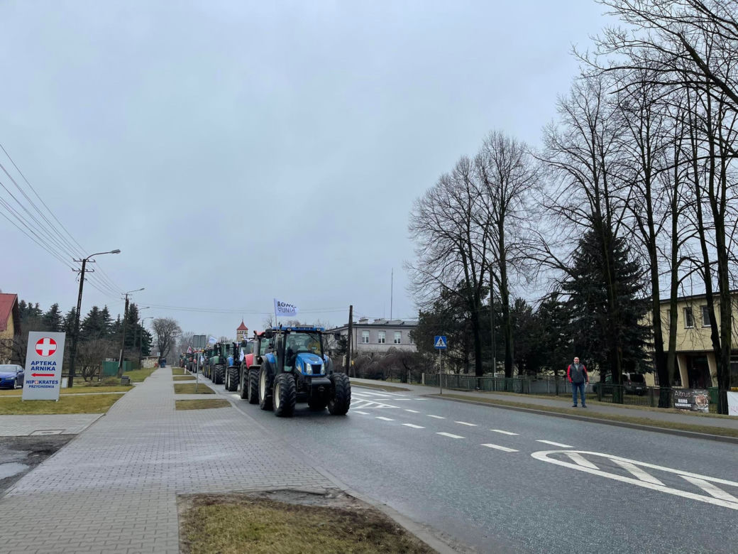 Łódzkie. Protest rolników 9.02.22