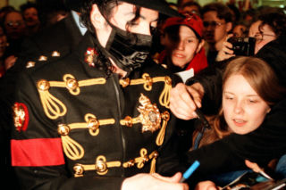 Michael Jackson podczas drugiej wizyty w Polsce w 1997 roku