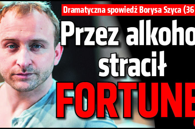 Przez alkohol stracił fortunę