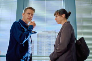 Na Wspólnej odc. 4312: Robert Tadeusiak (Dariusz Wnuk), Ewelina (Marta Malikowska)