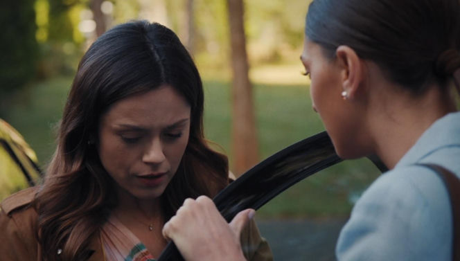 M jak miłość odc. 1915. Anka Sokołowska (Katarzyna Russ), Kasia (Paulina Lasota)