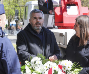 Politycy na pogrzebie Łukasza Litewki