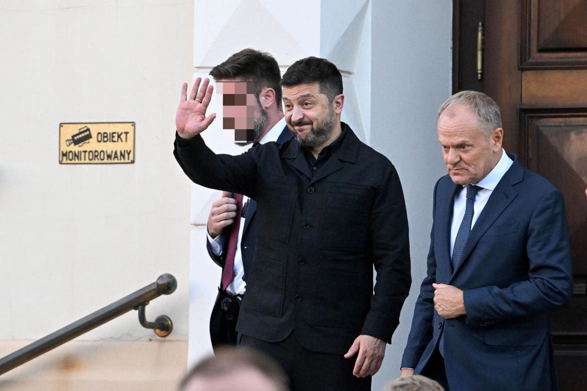 Wołodymyr Zełenski spotkał się z Donaldem Tuskiem