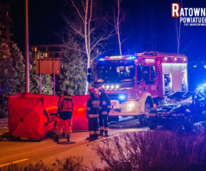 Ełk: Śmiertelny wypadek na ulicy Grajewskiej. Potrącony mężczyzna zginął na miejscu