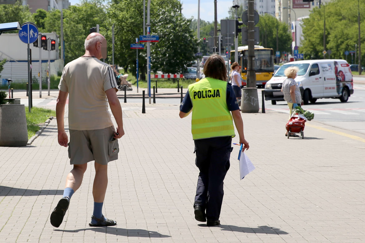 Wypadek autobusu linii 111 na Gocławiu