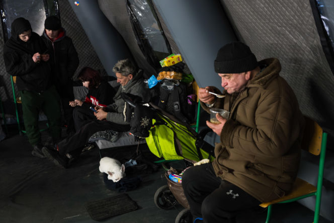 Kijów po rosyjskim ostrzale 3.02.2026