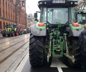 Protest rolników w Bydgoszczy