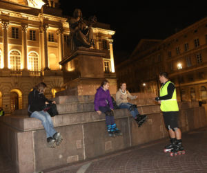 Nightskating po Warszawie
