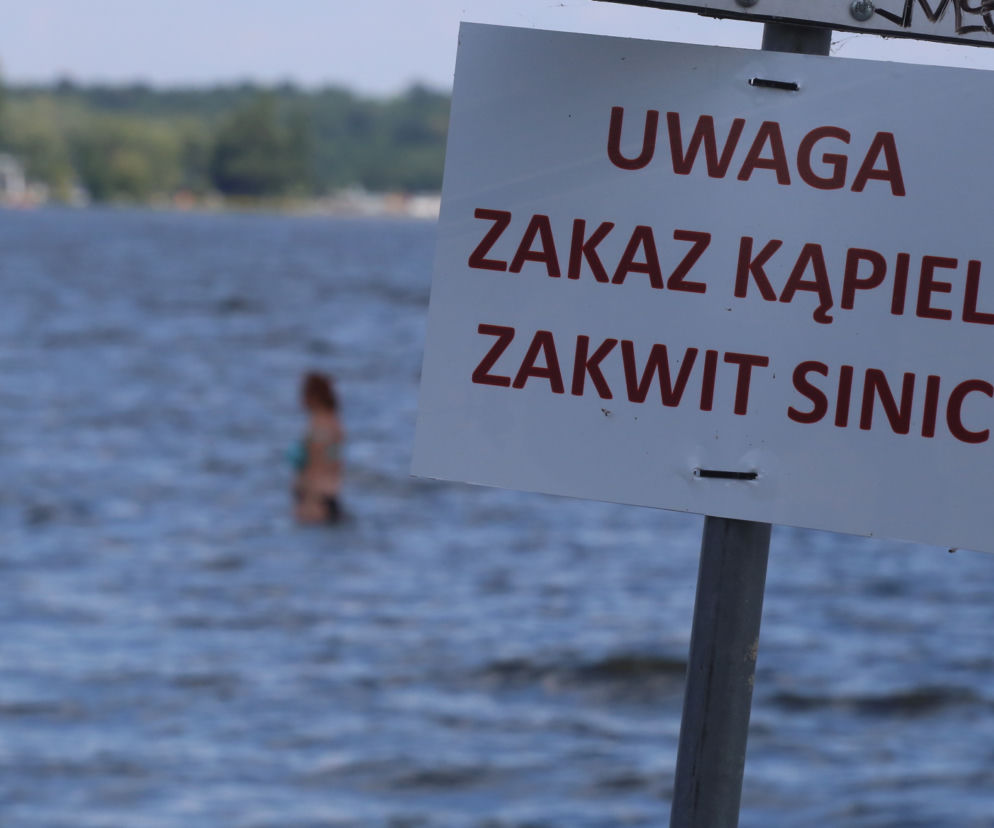 Uwaga! Zakaz kąpieli