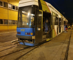 Tramwaj w płomieniach, 30 rannych, 16 zastępów... na szczęście to scenariusz szkolenia