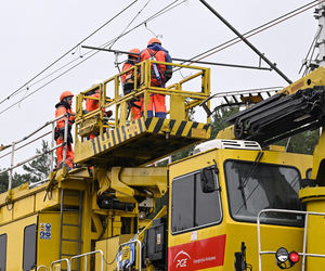 Nagłe zatrzymanie pociągu pod Puławami. Mamy zdjęcia!