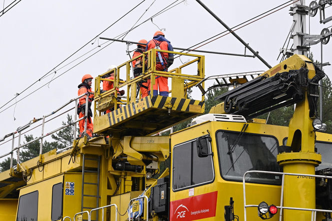 Nagłe zatrzymanie pociągu pod Puławami. Mamy zdjęcia!