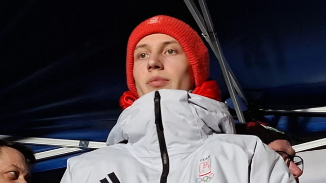 Powitanie Kacpra Tomasiaka w Bystrej 18.02.2026