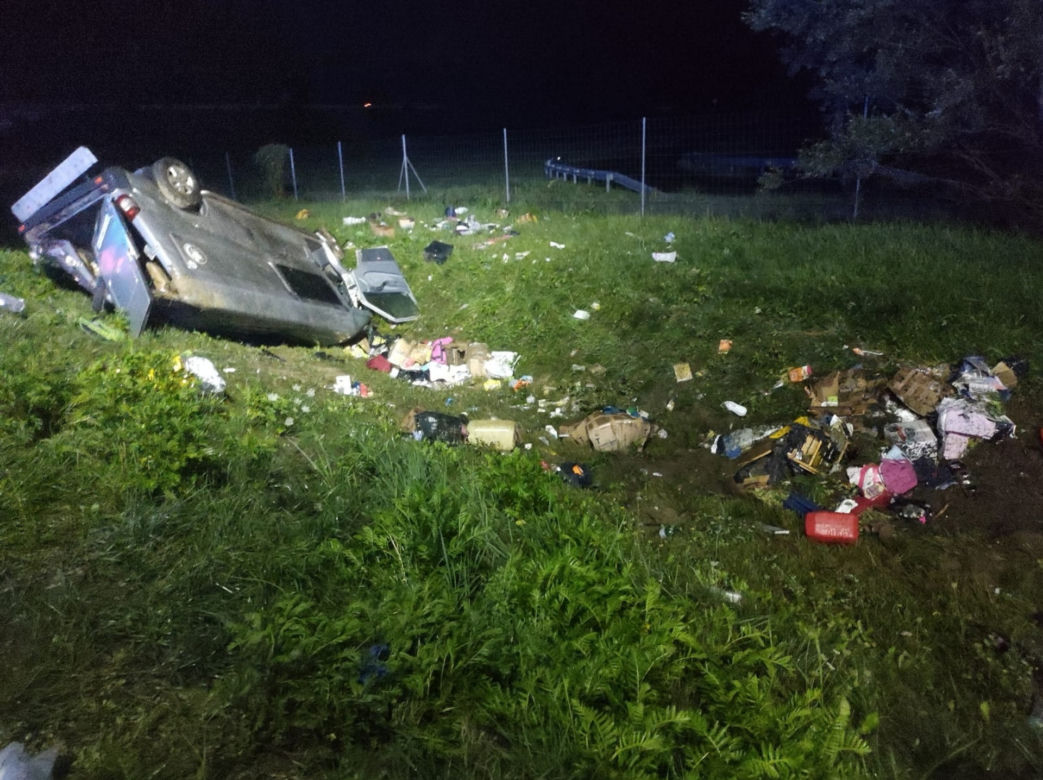Rzezawa. Wypadek na autostradzie A4. 13 osób rannych