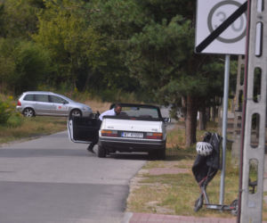 Rajd prezydenckim kabrioletem po nowej drodze