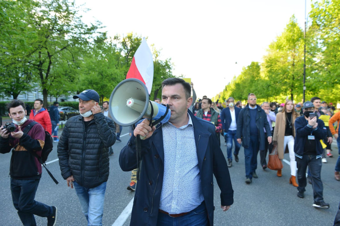 Protest przedsiębiorców pod kancelarią premiera