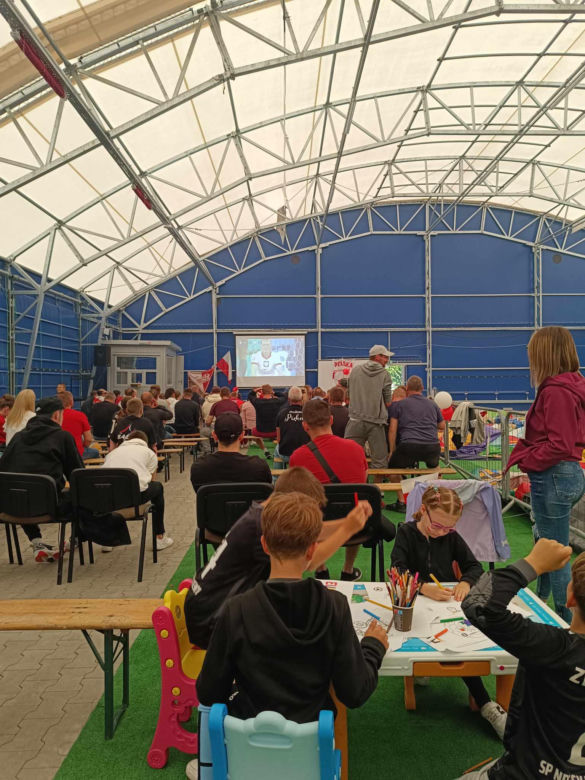 Strefa kibica w Radzyniu Chełmińskim