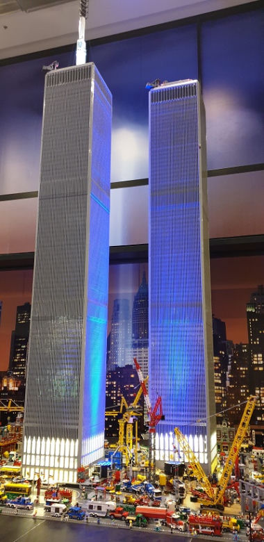 Makieta WTC z klocków Lego w Gliwicach