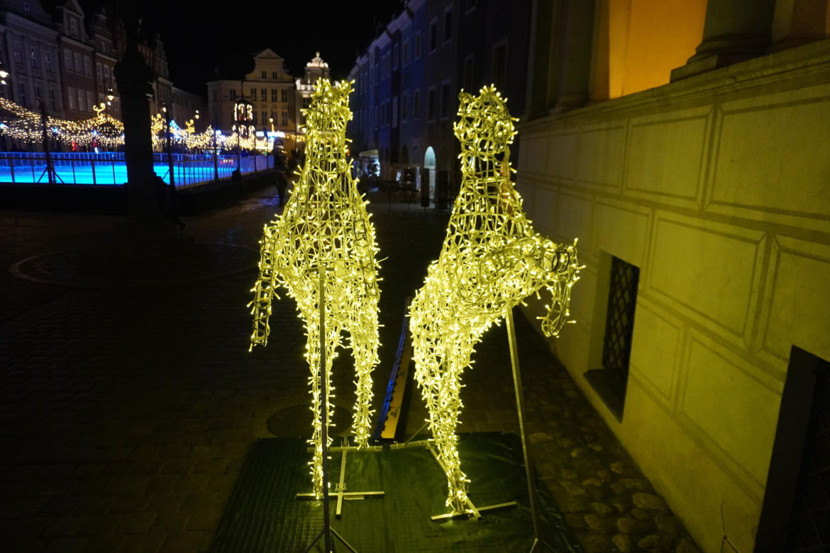 Poznań na wieczór przed Wigilią