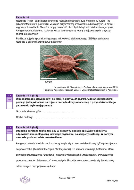 Biologia arkusze MATURA 2024 rozszerzenie FORMUŁA 2023