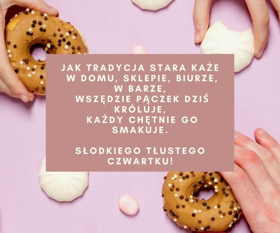 Kartki i wierszyki na Tłusty Czwartek