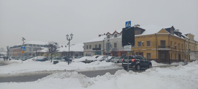 zima w Zamościu