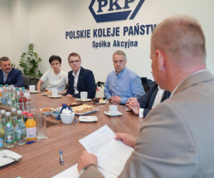 17-letni Dominik w siedzibie PKP na zaproszenie przewoźnika