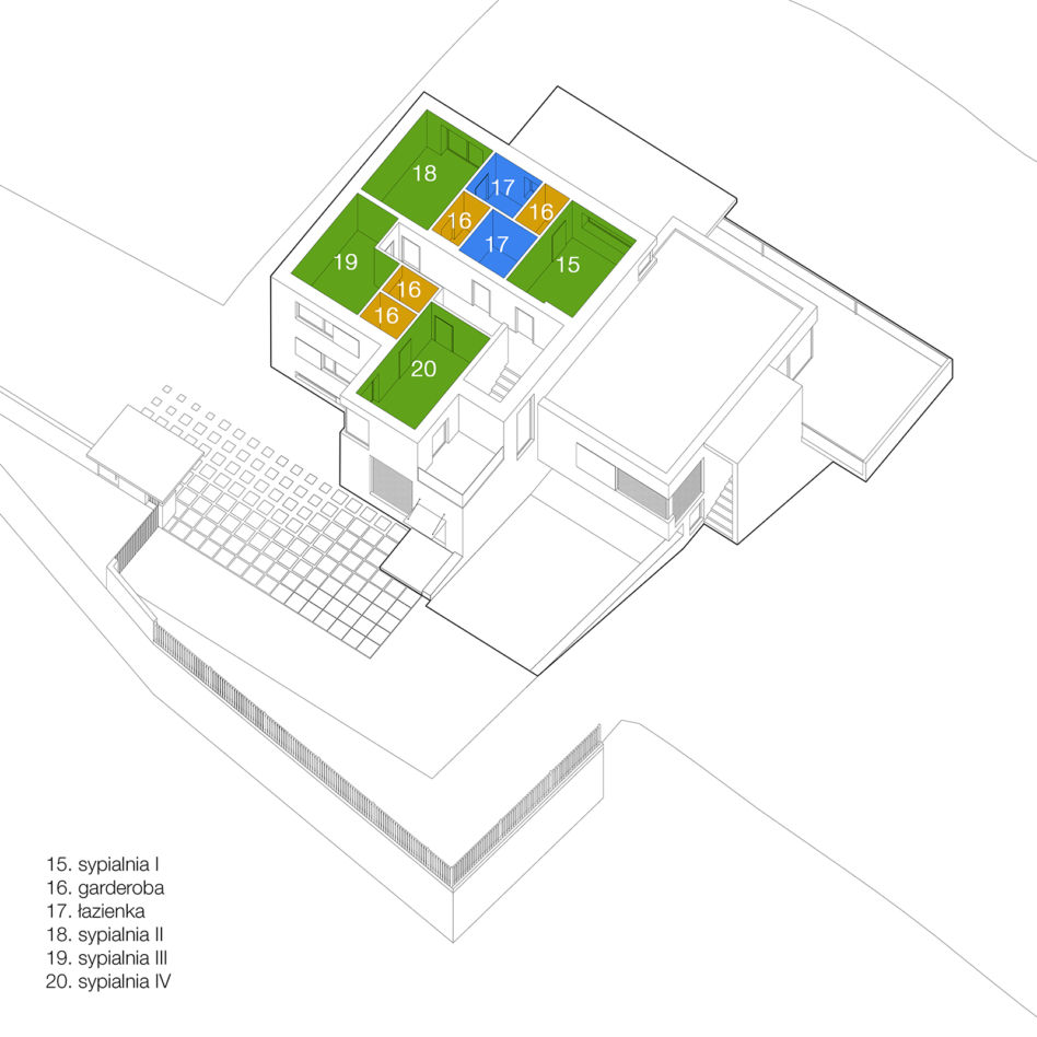 Dom kostka BXBstudio Bogusław Barnaś