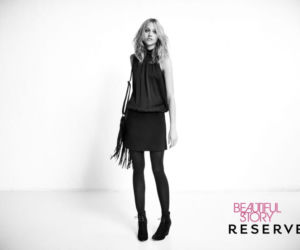 Kolor czarny zawsze modny - jesienne trendy od Reserved, Sasha Pivovarova