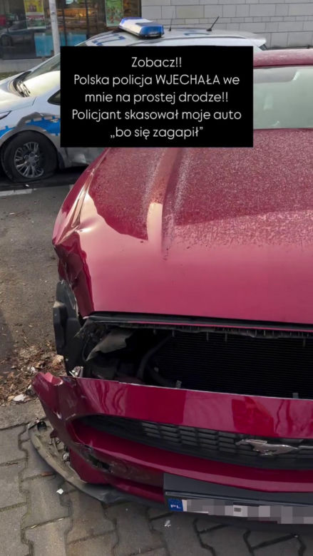 Karolina Pajączkowska miała wypadek przez policjanta! Auto skasowane!