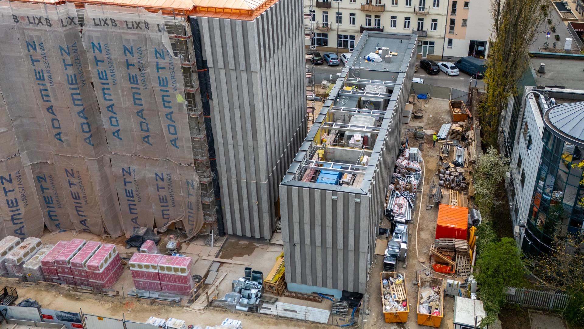 Budowa Muzeum Getta Warszawskiego - kwiecień 2026