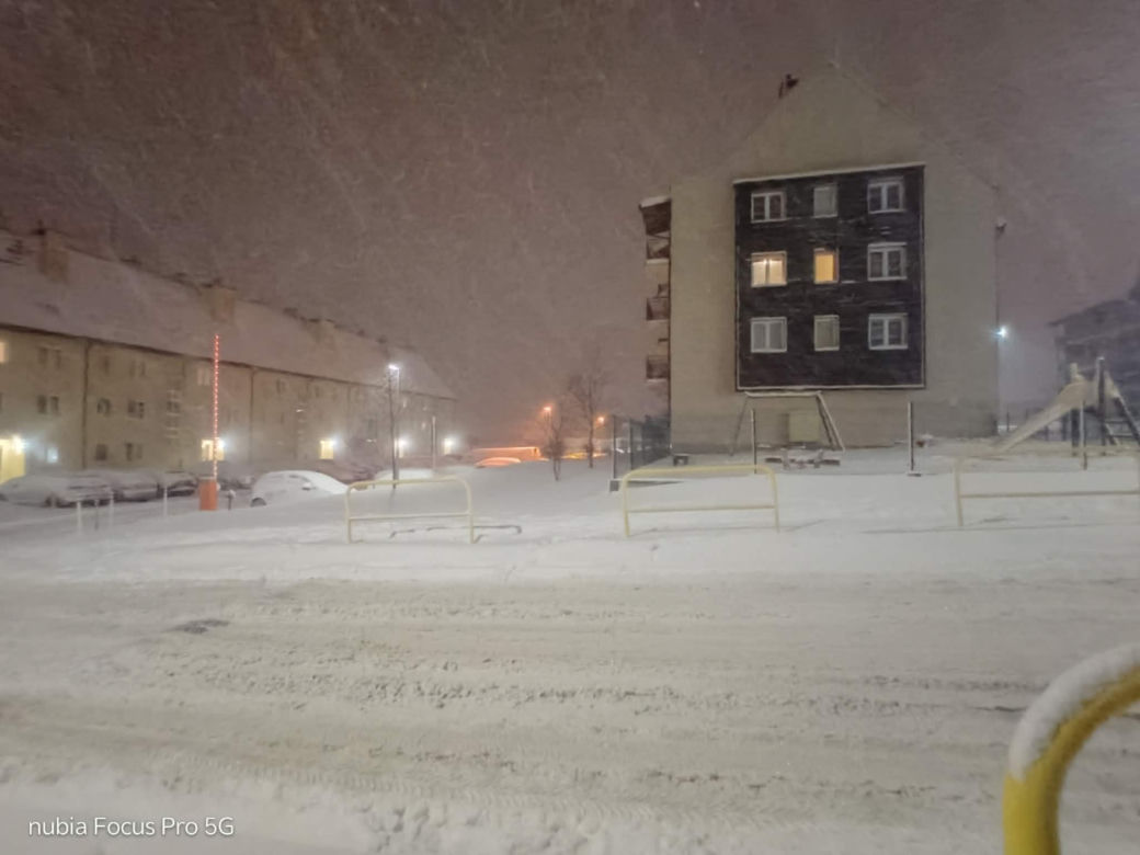Olsztyn zasypany śniegiem