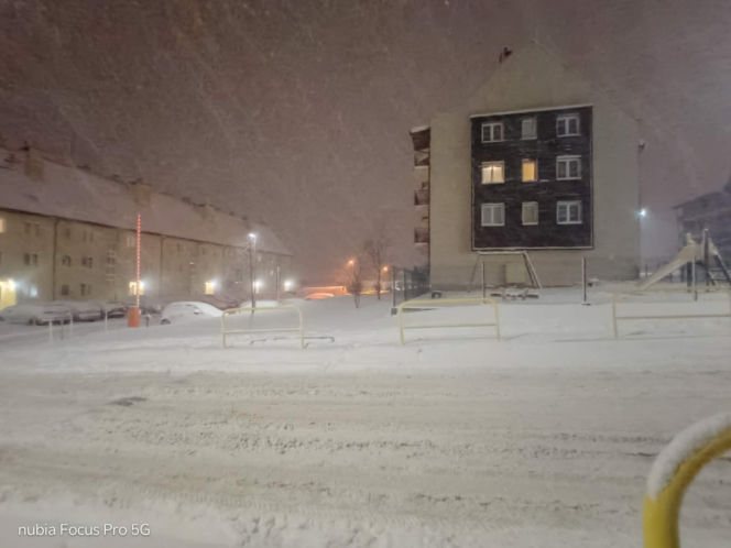 Olsztyn zasypany śniegiem